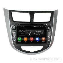 Car multimedia player for Verna Accent Solaris 2011